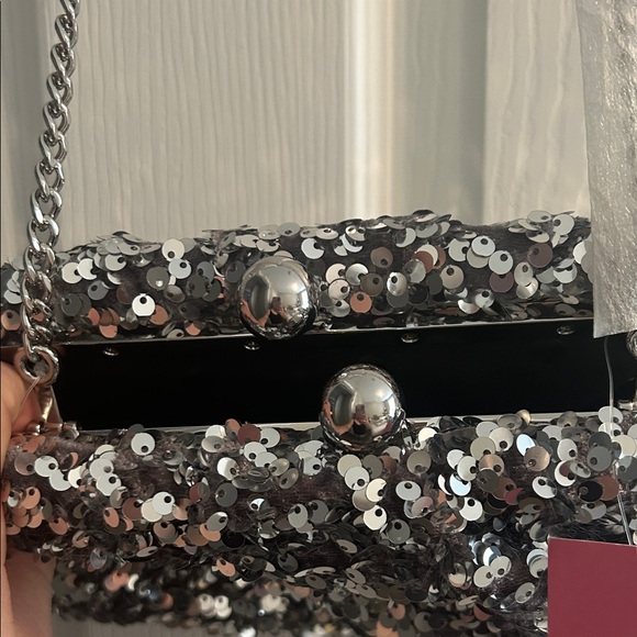 kate spade Silver Sequin Mini Crossbody - Picture 3 of 5